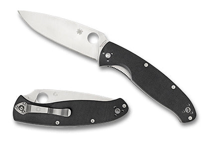 Spyderco Resilience G-10 Black Liner Lock Folding Knife