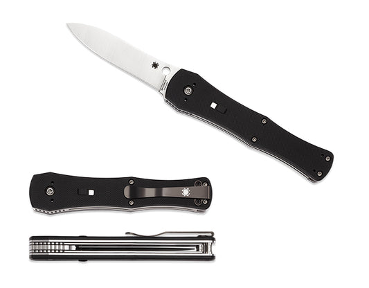 Spyderco JaniSong Black G-10 Folding Knife