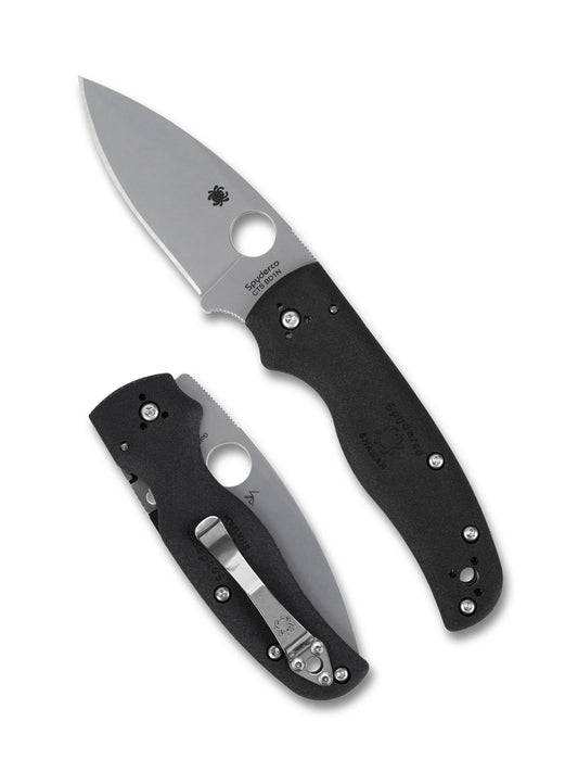Spyderco Shaman Lightweight Black Compression Lock Folding Knife