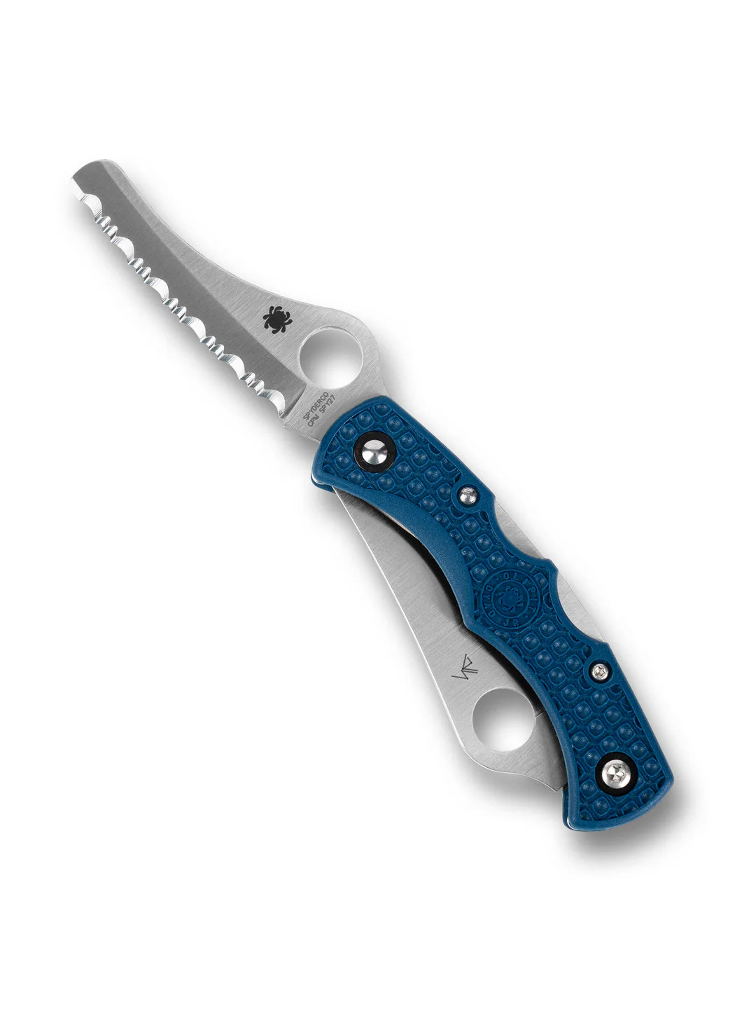 Spyderco Dyad Jr Lightweight Cobalt CPM Spy 27 Backlock Folding Knife