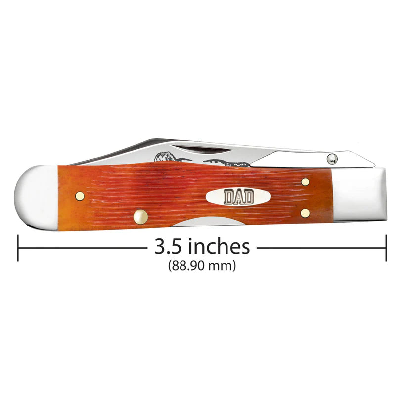 Case Knives Father's Day Barnboard Jig Tequila Sunrise Bone Cheetah® Cub pocket knife