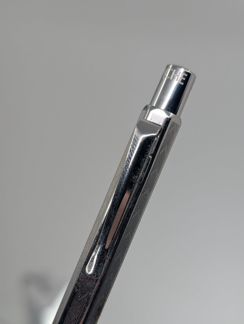 *Consignment* Caran d'Ache Ecridor Chevron Silver Plated Mechanical Pencil