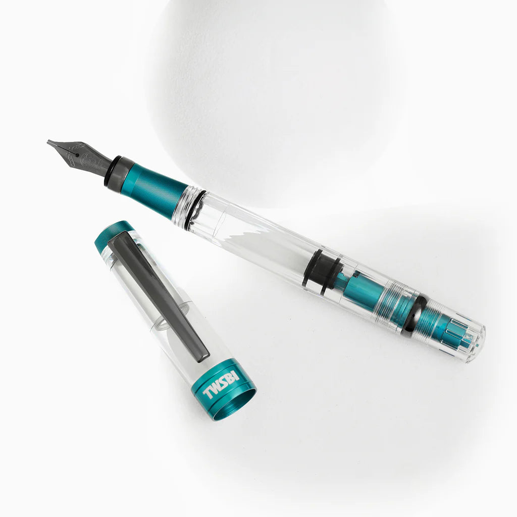 TWSBI Diamond 580ALR (Aluminum Ribbed Front Section cover)  Fountain Pen
