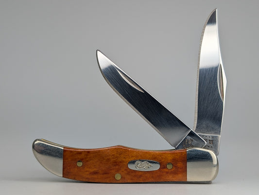 Case Smooth Chestnut Bone Pocket Hunter Slipjoint Folding Knife