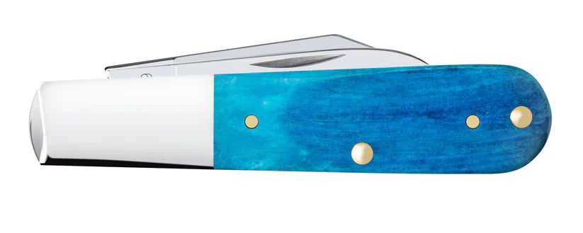 Case Knives Sawcut Jig Caribbean Blue Bone Barlow Slip Joint Knife