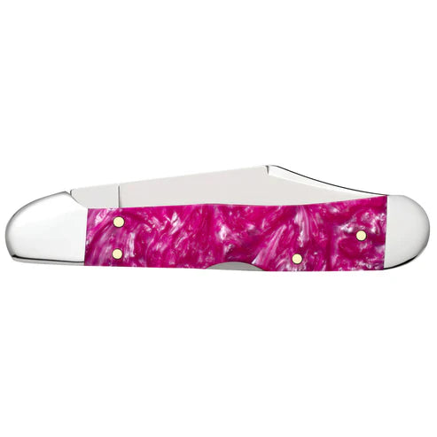 Smooth Pink Crackle Kirinite Mini Copperlock