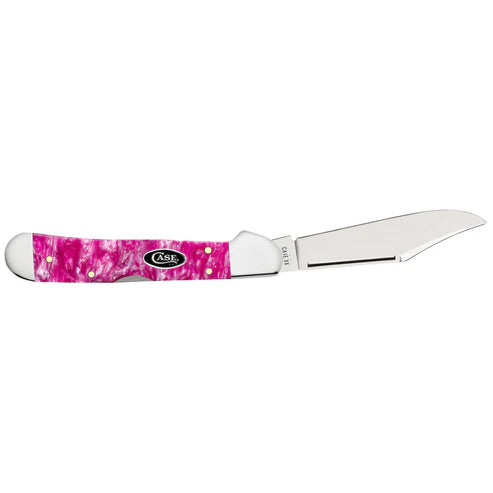 Smooth Pink Crackle Kirinite Mini Copperlock