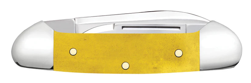 Case Knives Yellow Bone Smooth Baby Butterbean Pocket Knife