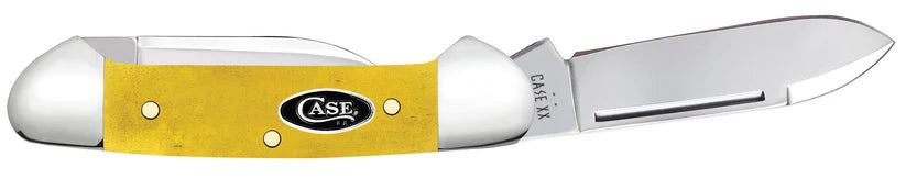 Case Knives Yellow Bone Smooth Baby Butterbean Pocket Knife
