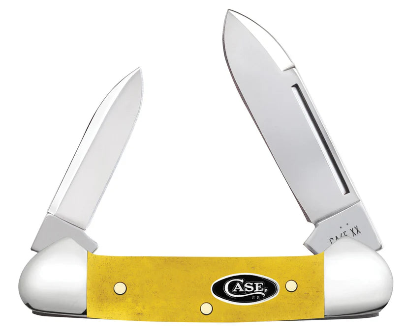 Case Knives Yellow Bone Smooth Baby Butterbean Pocket Knife