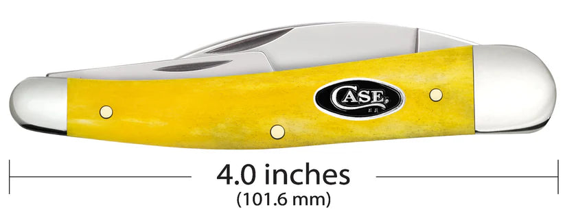 Case Knives Yellow Bone Smooth Seahorse Whittler Pocket Knife
