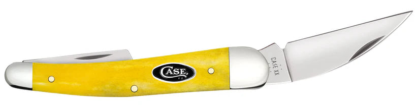 Case Knives Yellow Bone Smooth Seahorse Whittler Pocket Knife