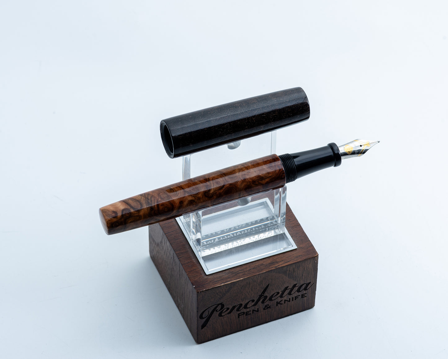 *Consignment* Pens by Casey - Tashokuno Model in Olive Burl & Unknown Burl (B)