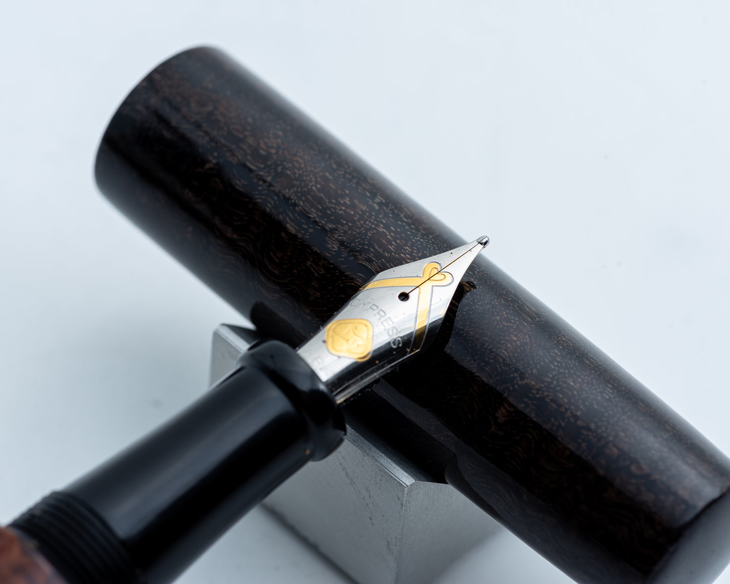 *Consignment* Pens by Casey - Tashokuno Model in Olive Burl & Unknown Burl (B)