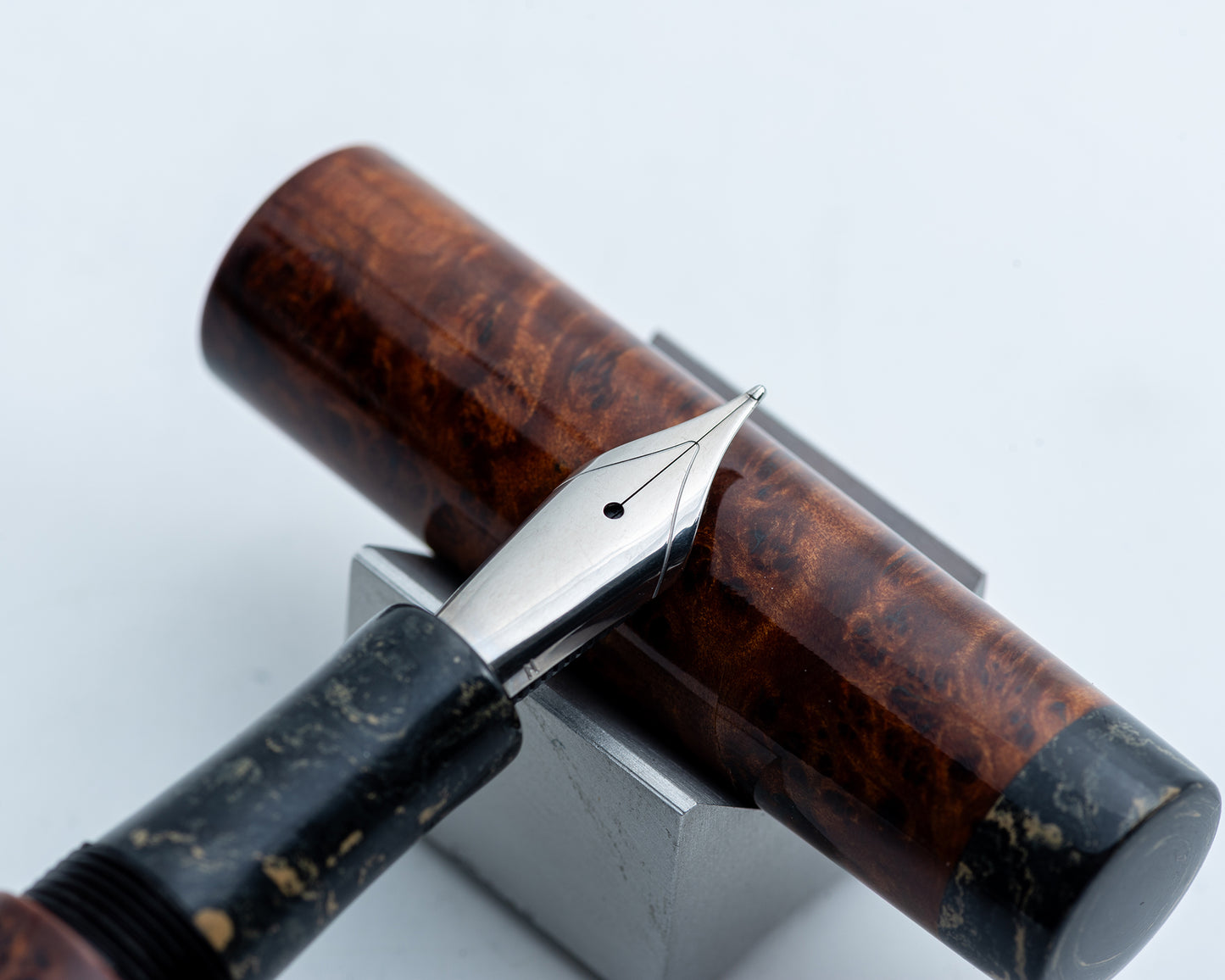 *Consignment* Pens by Casey - Tokubetsu Model in Ebonite & Thuya (M)