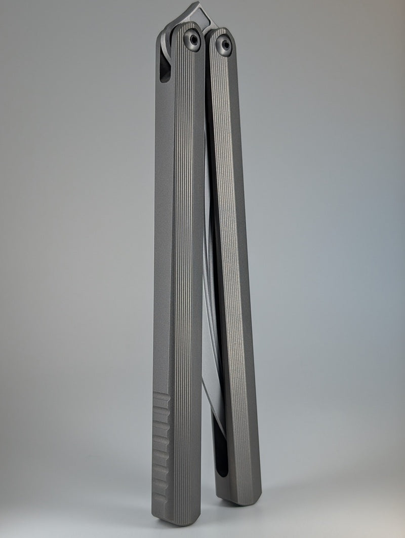 Ceroni Knives BaliReaper Titanium Live Blade Balisong