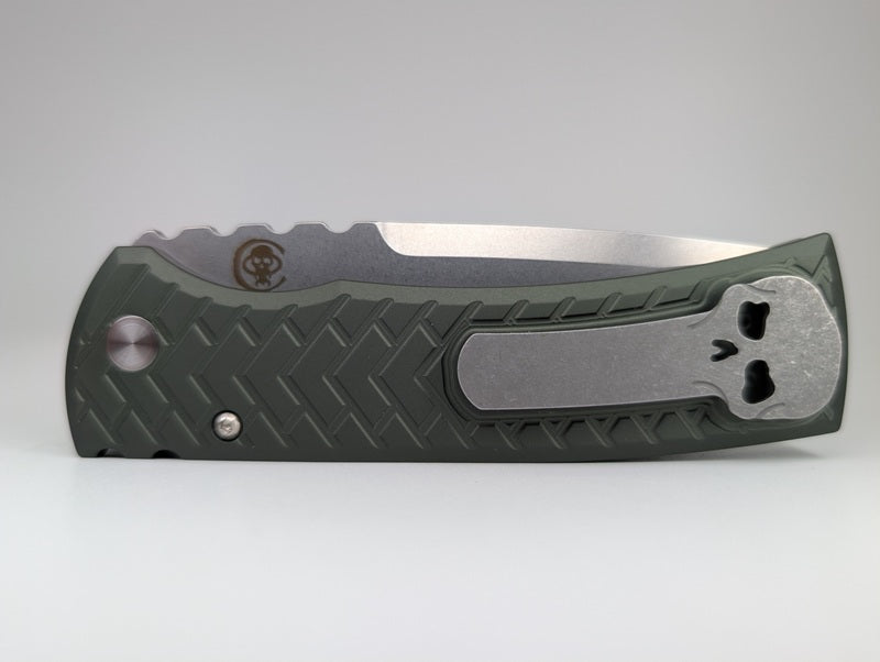 Chaves Knives x Protech Redencion Green Tread S35VN Auto Folding Knife #31 of 50