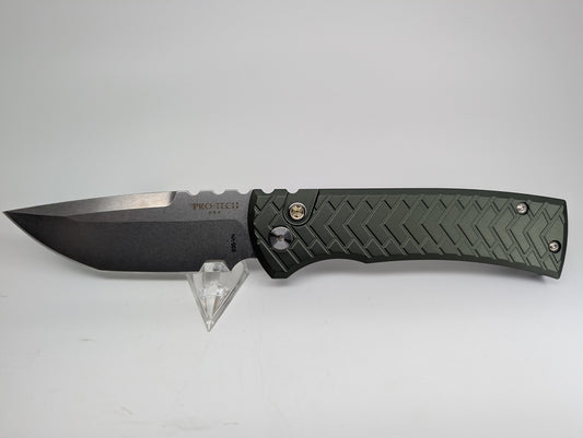 Chaves Knives x Protech Redencion Green Tread S35VN Auto Folding Knife #31 of 50