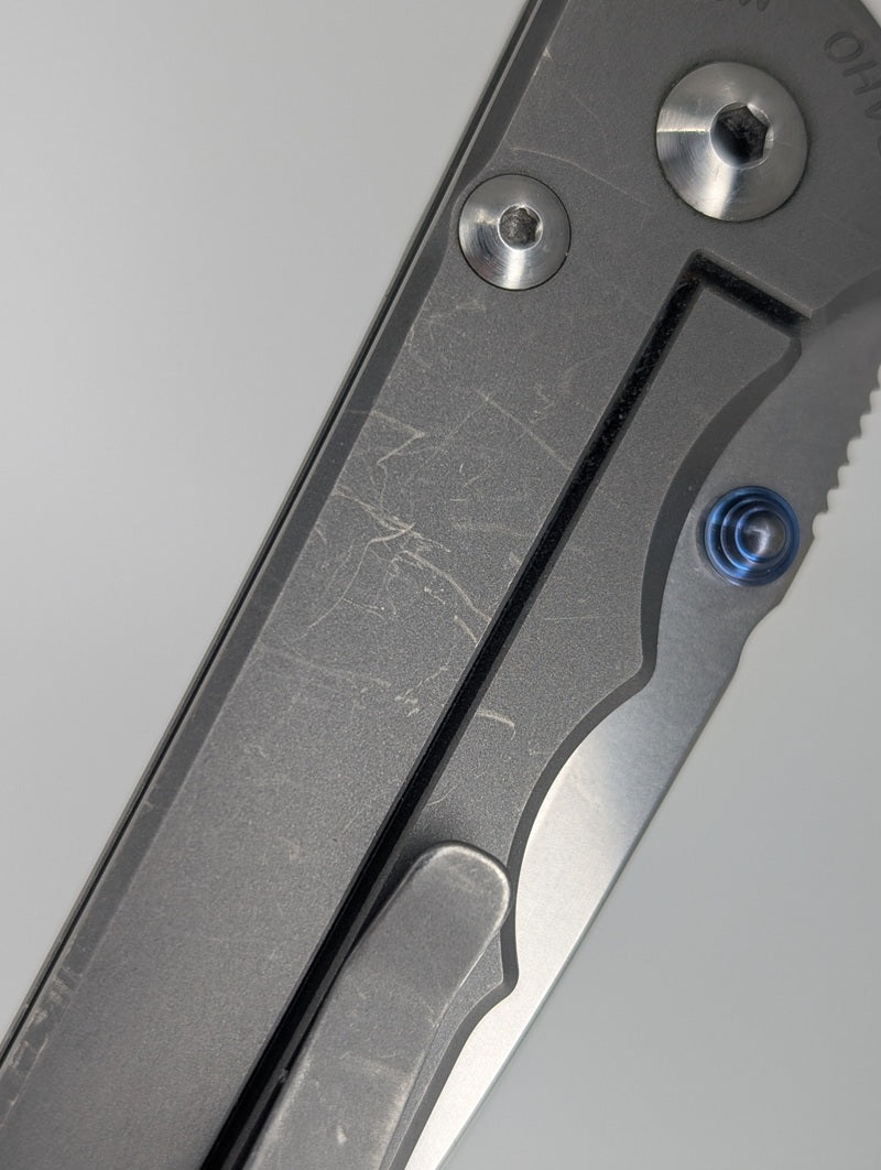 *Consignment* Chris Reeve Knives Inkosi Plain Drop Point Framelock Folding Knife