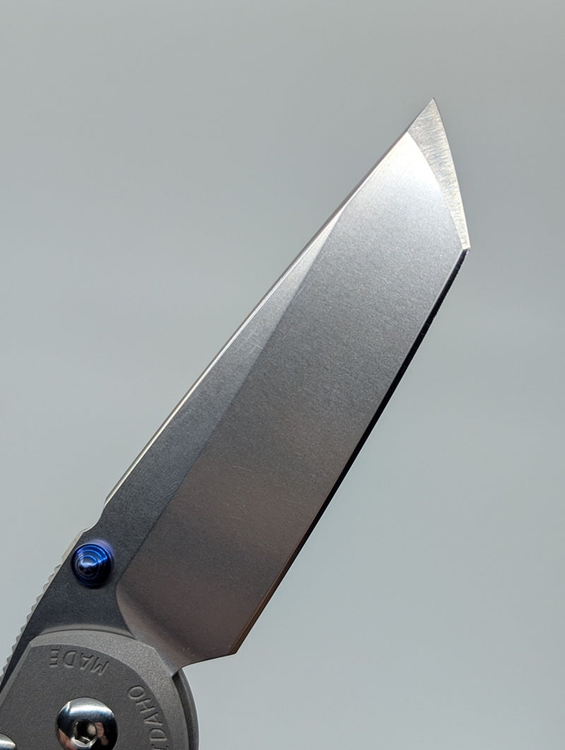Chris Reeve Knives Large Inkosi Plain Tanto Frame Lock Folding Knife