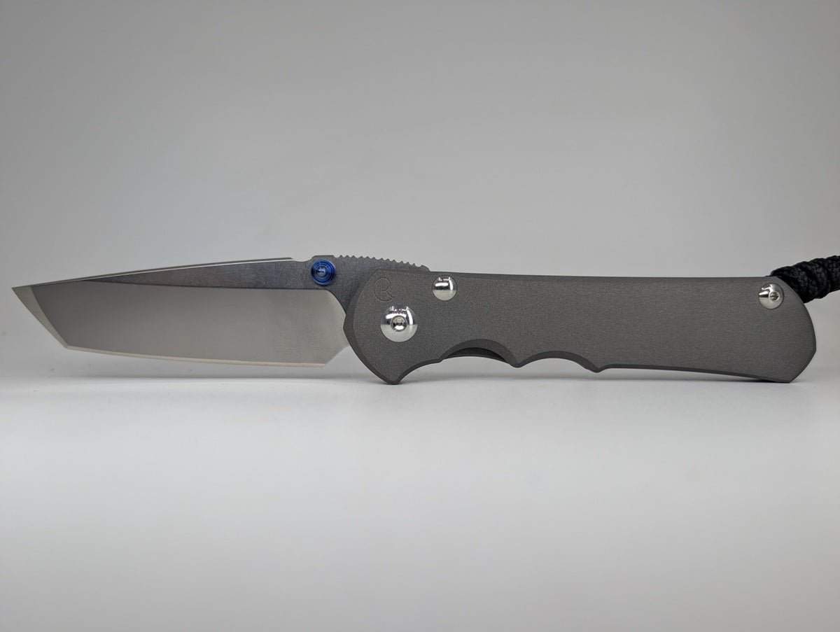 Chris Reeve Knives Large Inkosi Plain Tanto Frame Lock Folding Knife