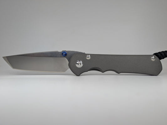 Chris Reeve Knives Large Inkosi Plain Tanto Frame Lock Folding Knife