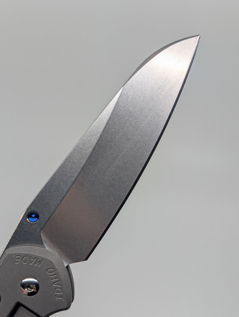 Chris Reeve Knives Small Sebenza 31 Plain Inkosi Magnacut Frame Lock Folding Knife