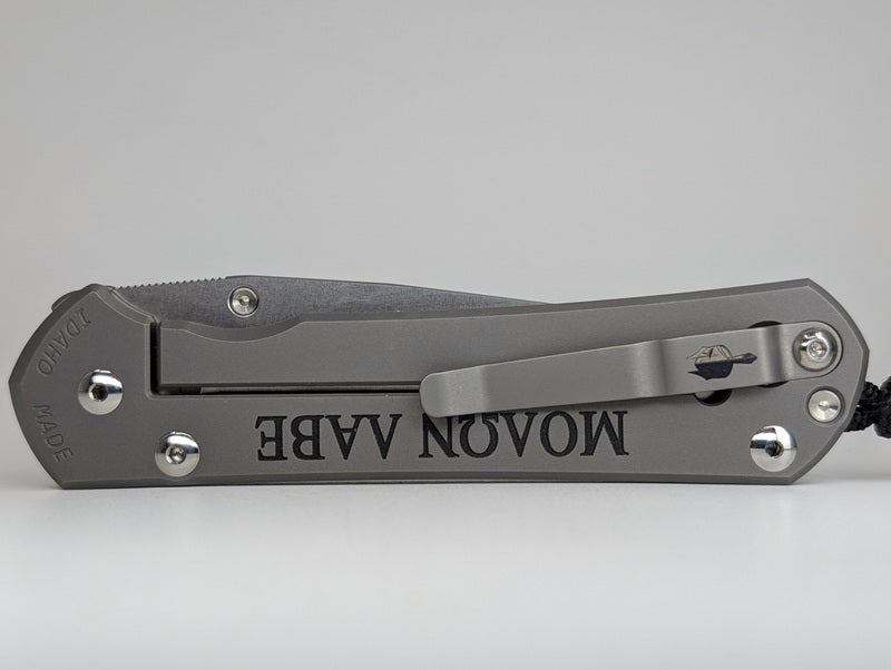 *Consignment* Chris Reeve Knives Large Sebenza Spartan Helm Frame Lock Folding Knife