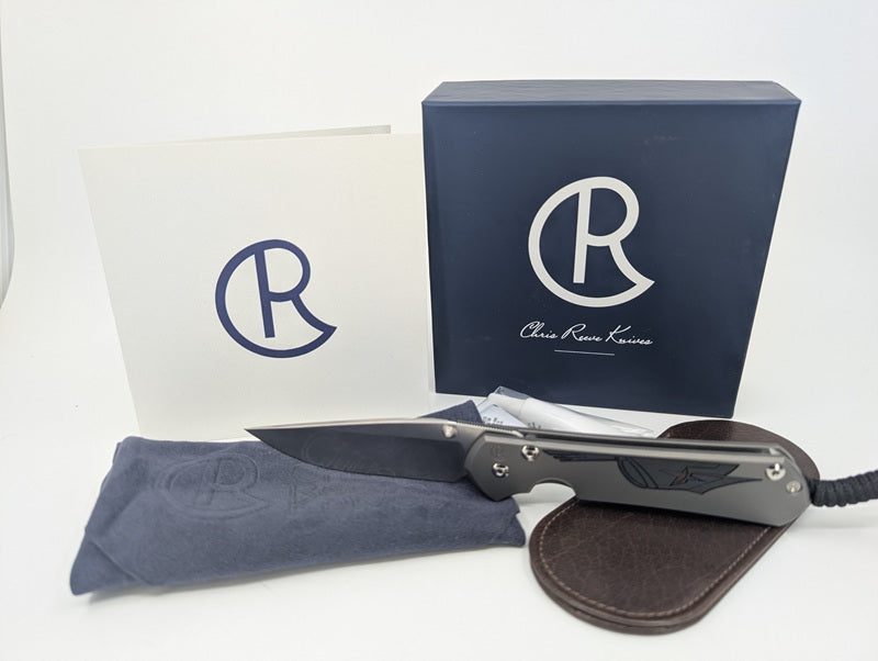 *Consignment* Chris Reeve Knives Large Sebenza Spartan Helm Frame Lock Folding Knife