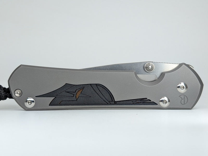 *Consignment* Chris Reeve Knives Large Sebenza Spartan Helm Frame Lock Folding Knife