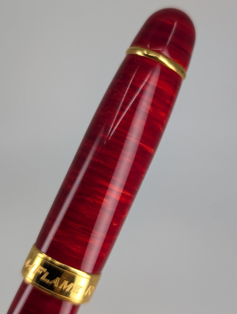 *Consignment* Classic Pens LM1 Flame Red Lambrou Limited Edition Fountain Pen