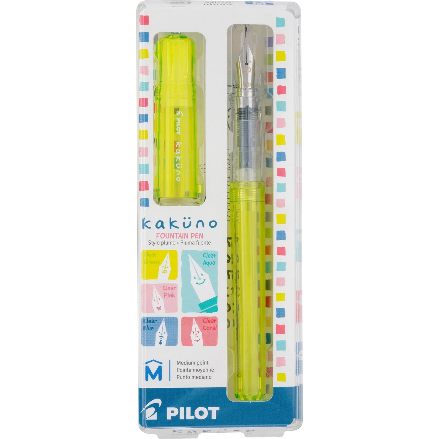 Pilot Kakuno Fountain Pen Medium
