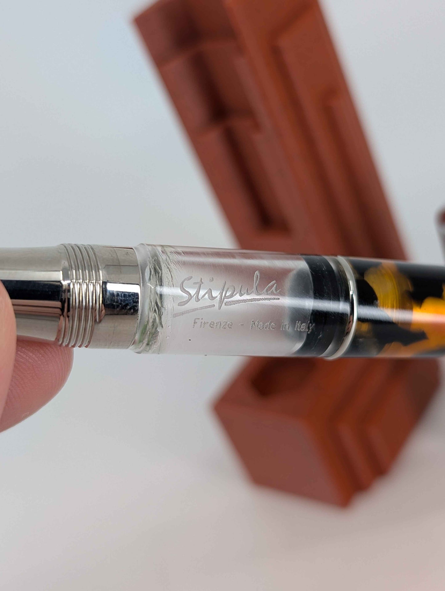 *Consignment* Stipula La Ventidue 22 Tartarugato Fountain Pen - 1.1 Stub