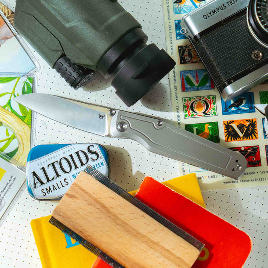 Flytanium Concourse EDC Titanium Framelock Front Flipper