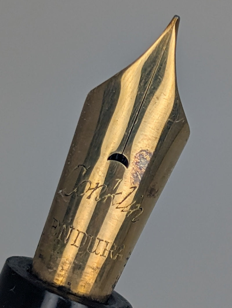 *Consignment* Conklin Endura "Blue Lapis" Pencil / Fountain Pen 14k Medium Nib Pen Set