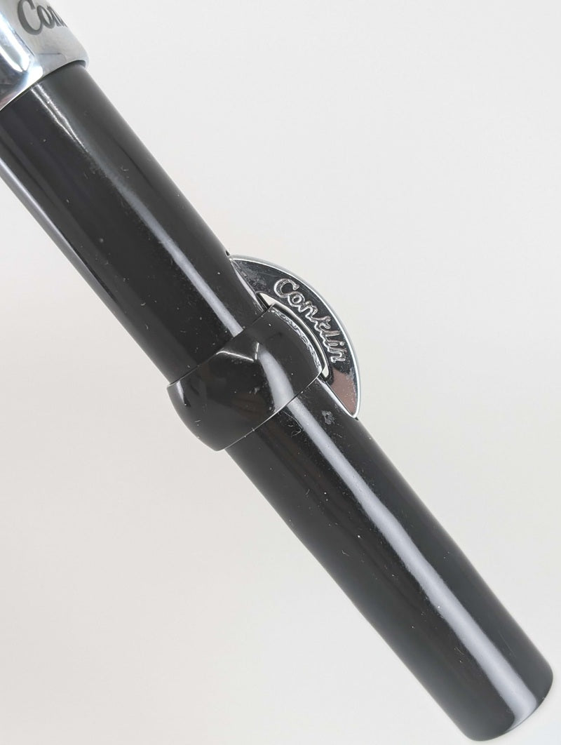 *Consignment* Conklin Mark Twain Black Crescent-Filler Fountain Pen