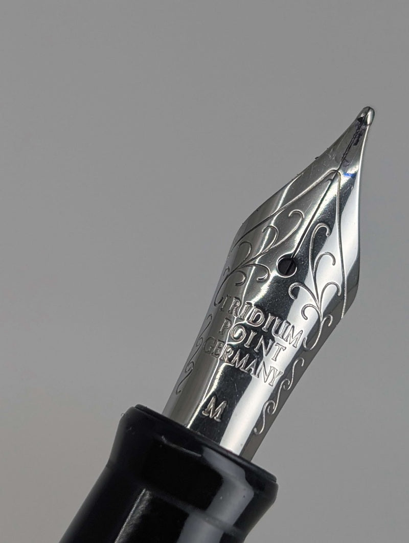 *Consignment* Conklin Mark Twain Black Crescent-Filler Fountain Pen