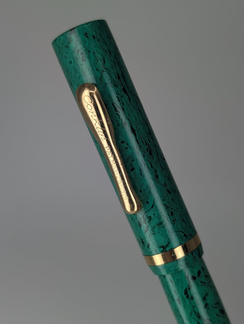 *Consignment* Conklin Vintage 1930's Mottled Green Fountain Pen