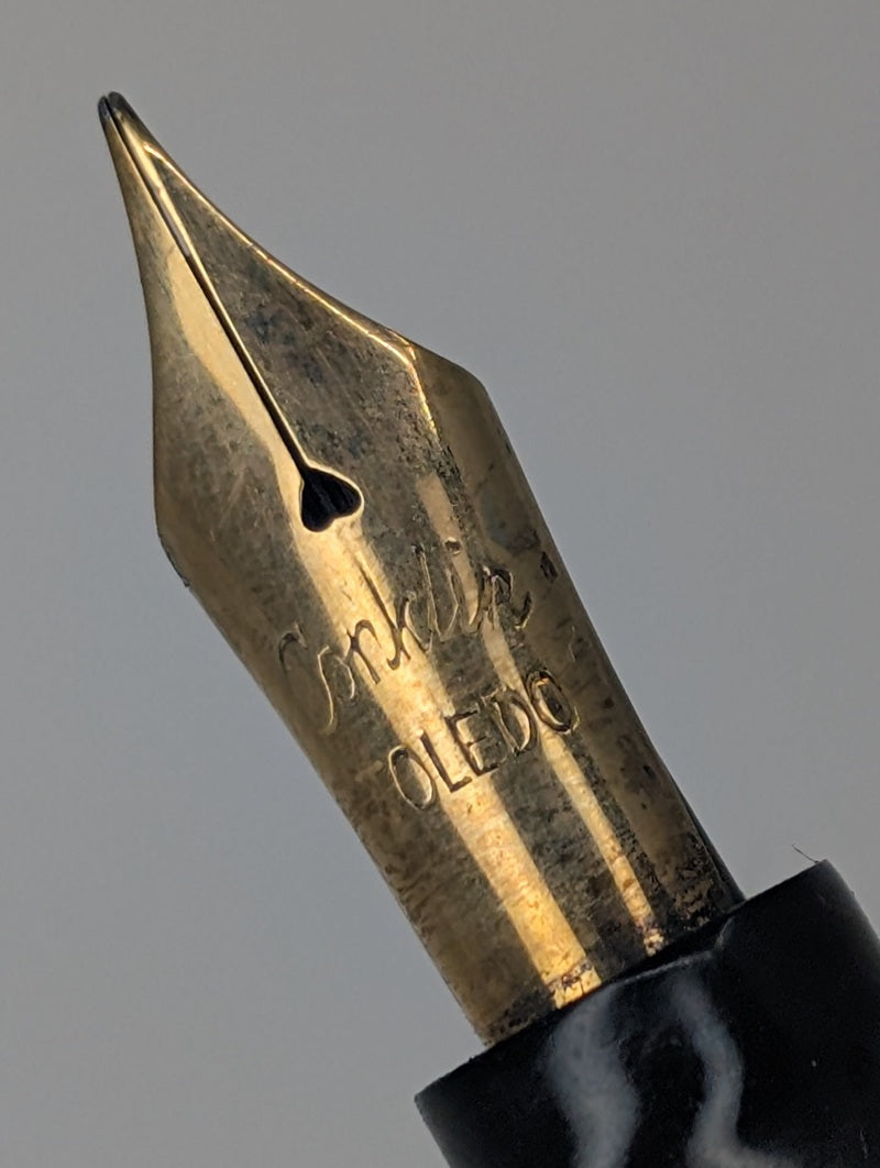 *Consignment* Conklin Vintage 1930's Mottled Green Fountain Pen