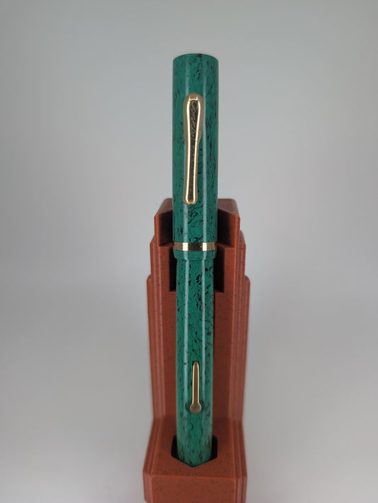 *Consignment* Conklin Vintage 1930's Mottled Green Fountain Pen
