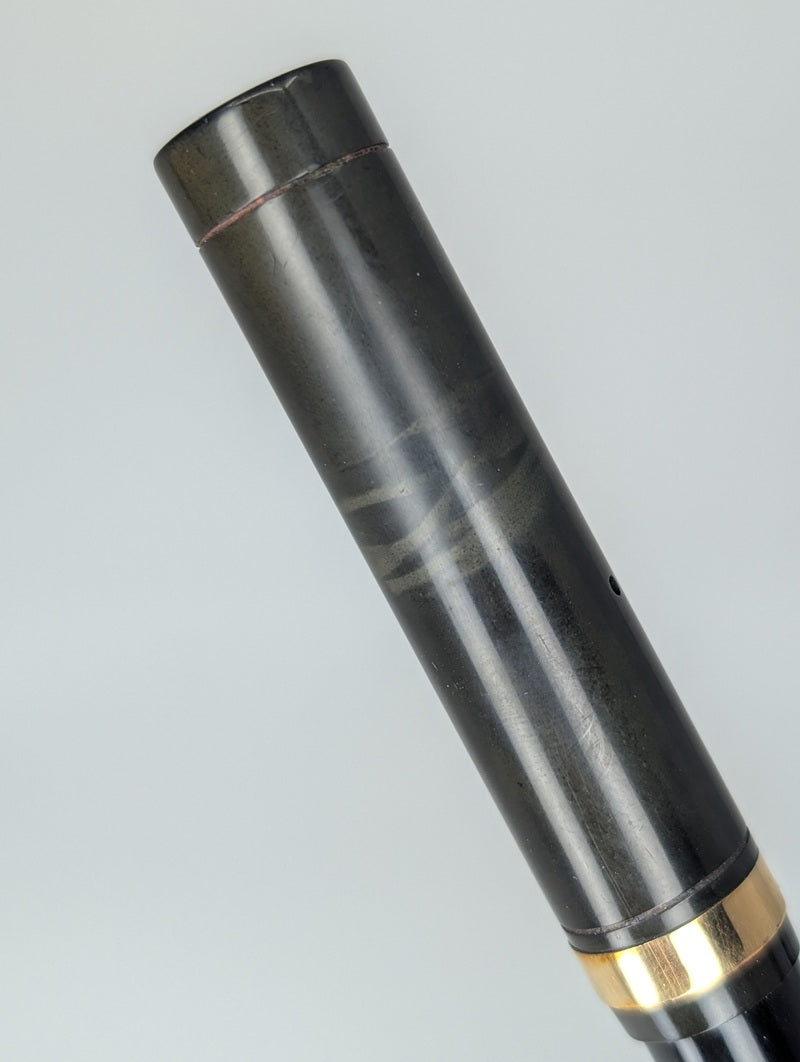 *Consignment* Conklin Senior Endura Black Fountain Pen Steel Fine Nib