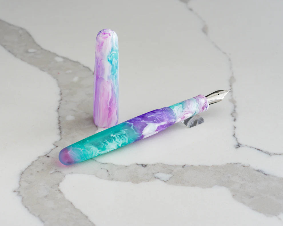 Rhys' Pieces Custom Fountain Pen - "Cotton Candy"