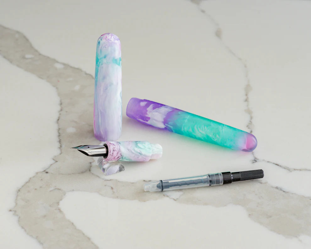 Rhys' Pieces Custom Fountain Pen - "Cotton Candy"