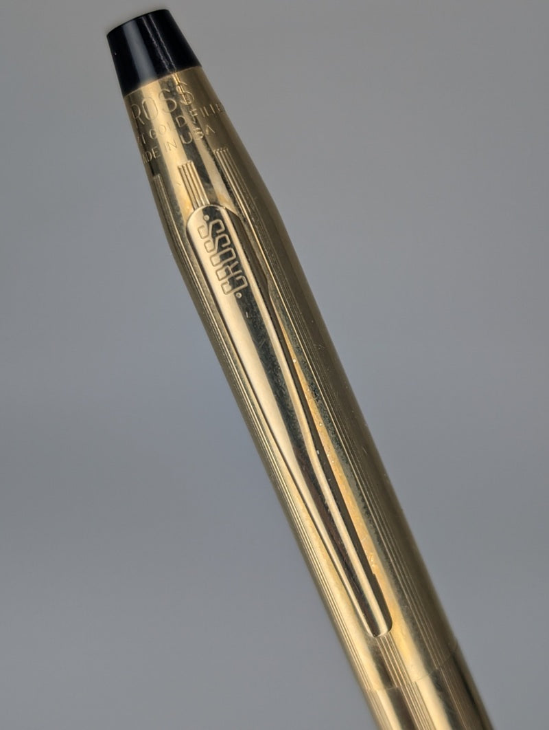 *Consignment* Cross Classic 10kt Gold Filled Fountain Pen 14k Gold Medium Nib