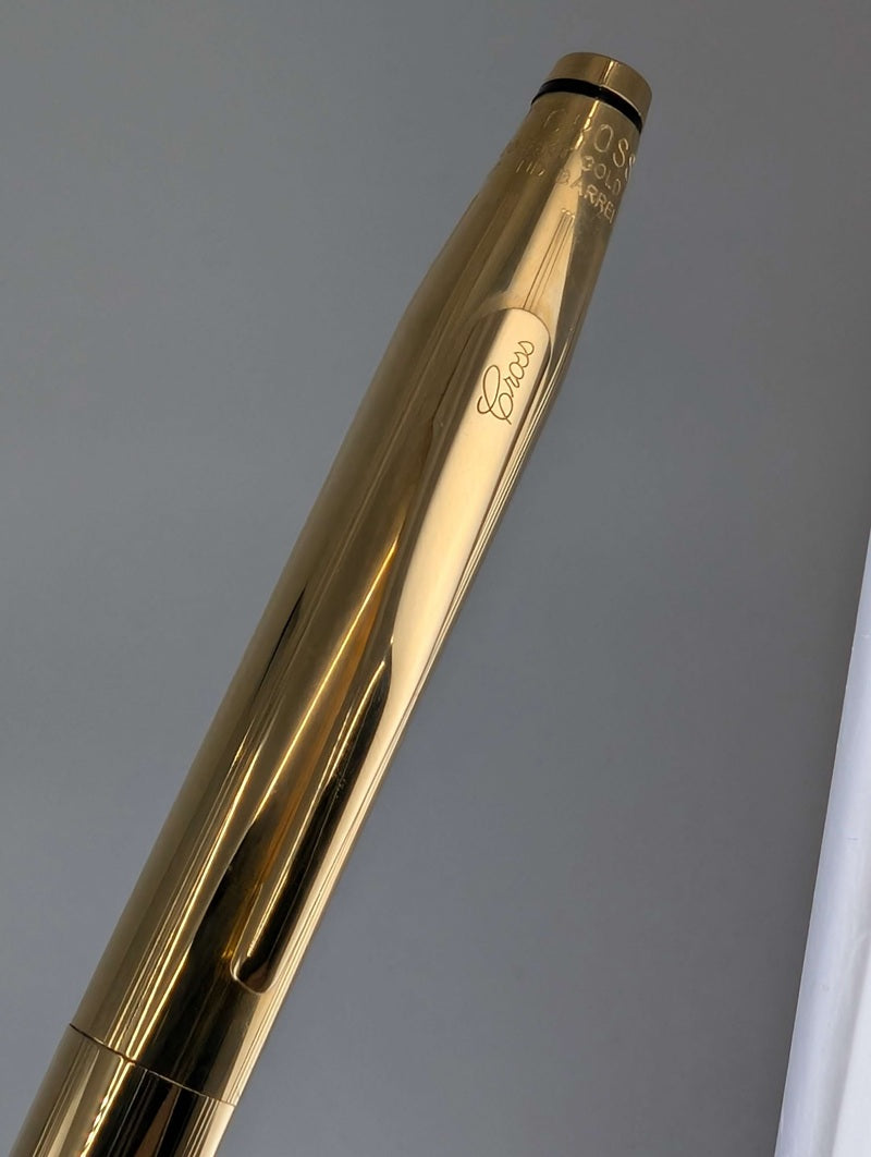 *Consignment* Cross 18k Gold Filled Fountain Pen 14k Gold Medium Nib