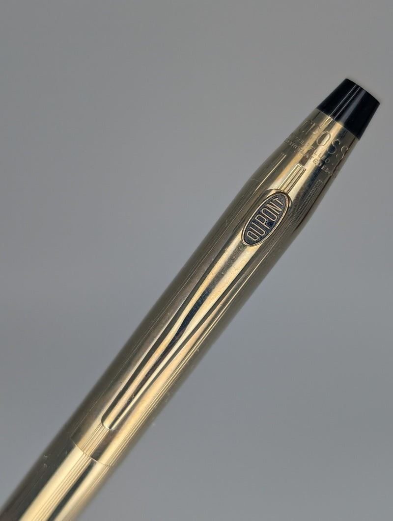 *Consignment* Cross Gold Filled "Dupont" Fountain Pen 14k Gold Medium Nib