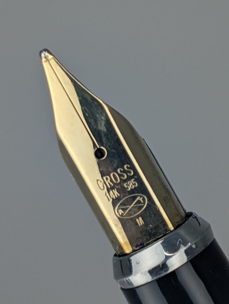 *Consignment* Cross Gold Filled "Dupont" Fountain Pen 14k Gold Medium Nib