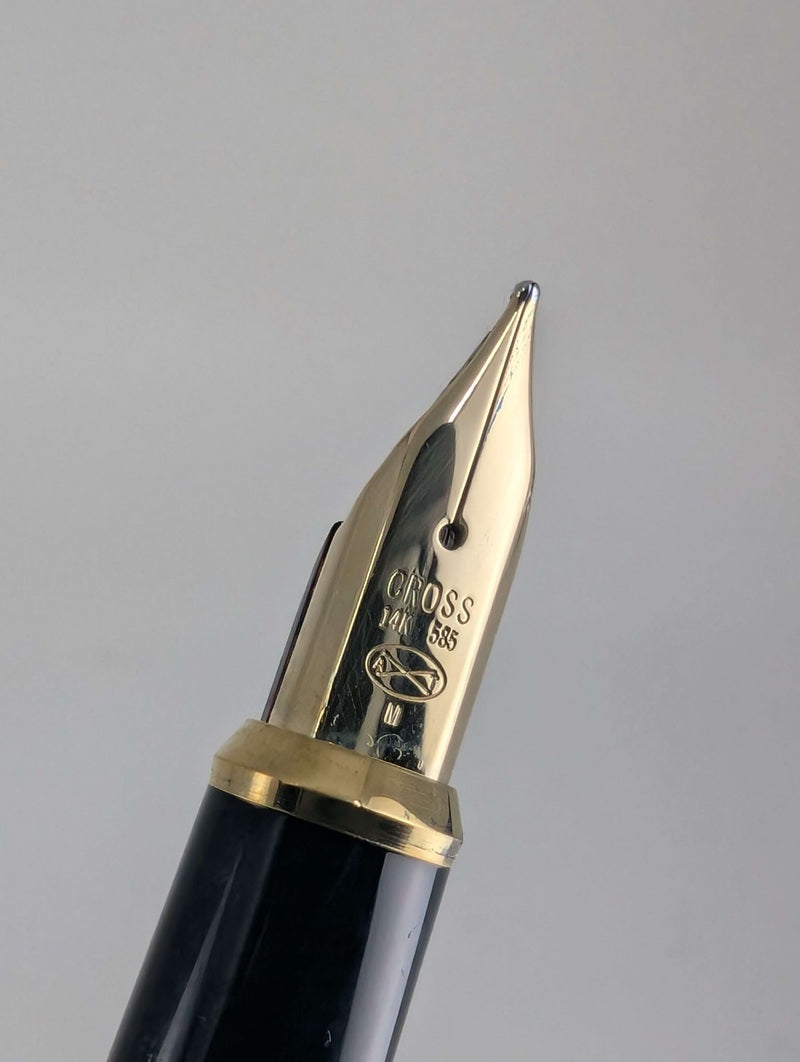 *Consignment* Cross 18k Gold Filled Fountain Pen 14k Gold Medium Nib
