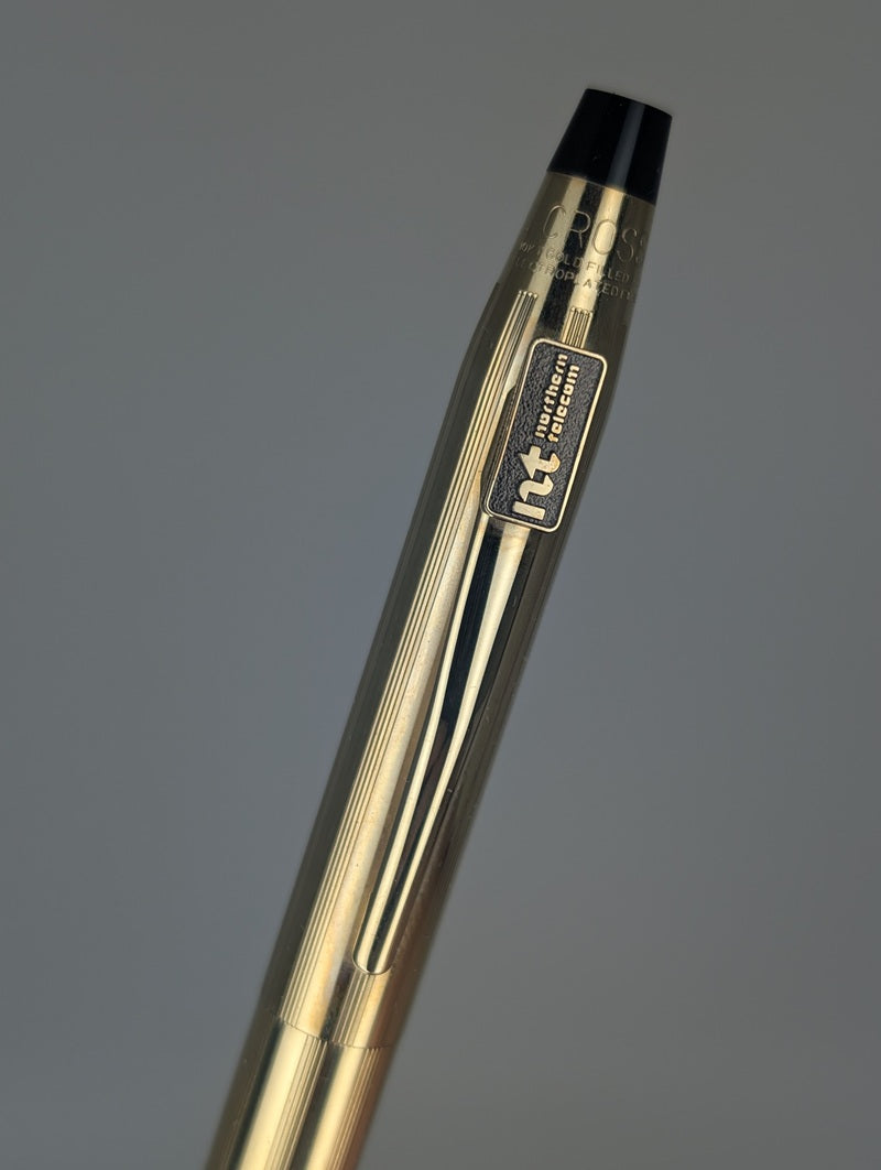 *Consignment* Cross Gold Filled "Northern Telecom" Fountain Pen 14k Gold Medium Nib