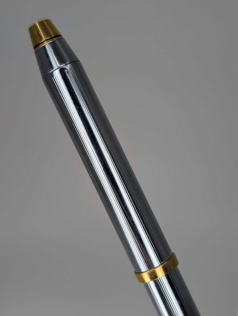*Consignment* Cross Tech3 Lustrous Chrome w/ Gold Accents 3 in 1 Multi-Pen